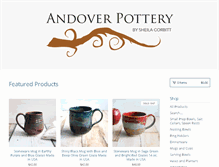 Tablet Screenshot of andoverpottery.com